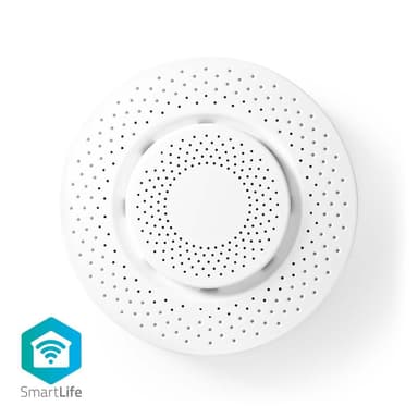 SmartLife-luftkvalitetsmåler | Wi-Fi | Flygtige organiske forbindelser (VOC) / Fugtighed / Temperatur | Android™ / IOS | Hvid