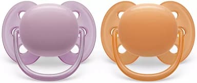 Philips Avent SCF091/33 Ultra Soft-sutter, 6-18 måneder, 2 stk, rødlig