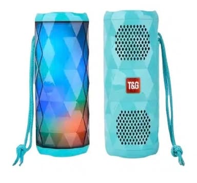 TG-167 Bluetooth-højttaler 5W med cool LED-lyseffekter og dobbelt bas, Grå