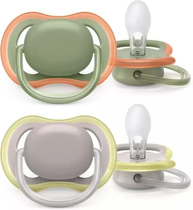 Philips Avent SCF085/20 Ultra Air-sutter 6-18 måneder, 2 stk, salvie
