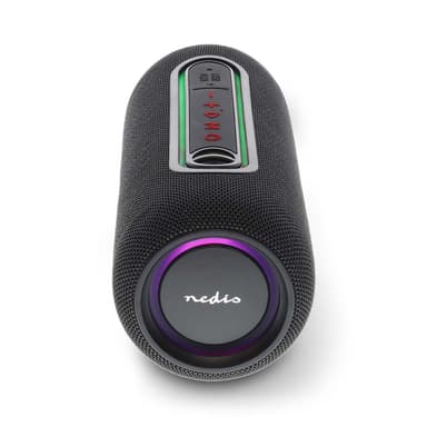 Nedis Bluetooth® højttaler | Maksimal batteritid: 4 timer | Håndholdt design | 30 W | Stereo | Indbygget mikrofon | X5 | Kan parres | Sort