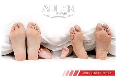 Adler klockradio med projektor - svart