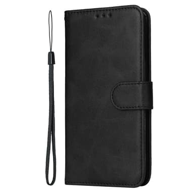 SKALO Motorola Moto G75 5G PU-læder Flip Cover - Sort