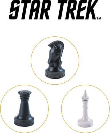 Noble Collection Star Trek skakspil (3D-skak)