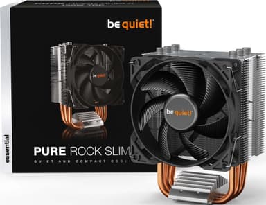 be quiet! PURE ROCK Slim 2 CPU-køler (sølv)