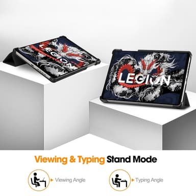 SKALO Lenovo Legion Tab 3rd Gen Trifold Cover - Sort