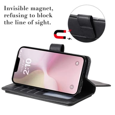 SKALO iPhone 16e KT 10-RUM Flip Cover - Sort