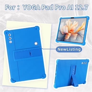 SKALO Lenovo Yoga Tab Plus Armor Silikone Cover - Sort