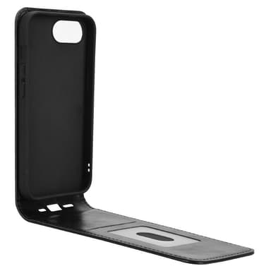 SKALO iPhone 16e Vertikalt PU-læder cover Cover - Sort