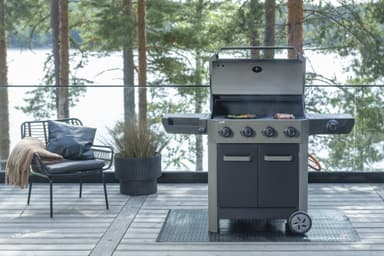Mustang Augusta 4+1 gasgrill 641568 (sort) vejrbestandig