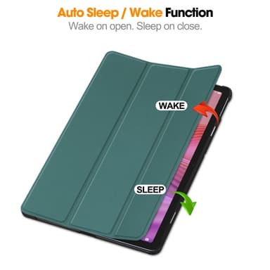 SKALO Lenovo Tab 10.1"" Trifold Cover - Grøn