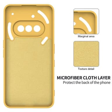 Liquid silikone cover Nothing Phone 3a - Gul