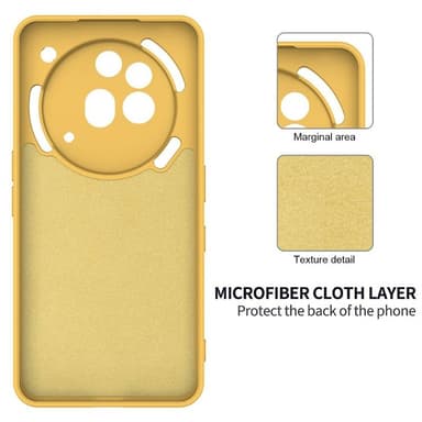 Liquid silikone cover Nothing Phone 3a Pro - Gul