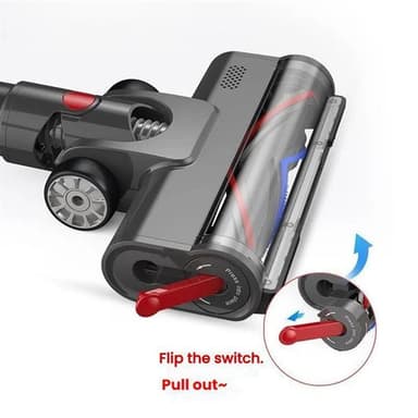 Gulvmundstykke med LED til Dyson V7 / V8 / V10 / V11 / V15