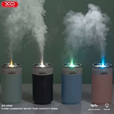 XO Luftfugter med RGB-lys 260 ml - Grøn