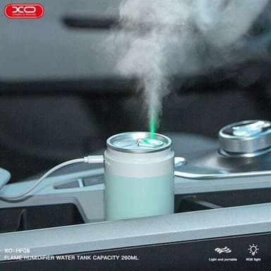 XO Luftfugter med RGB-lys 260 ml - Grøn