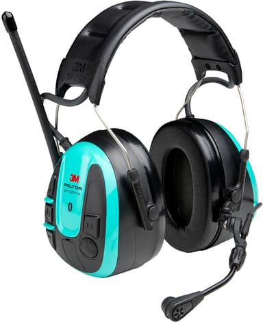 3M Peltor WS Alert XP+ hovedtelefoner (turkis)