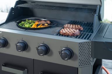 Mustang Augusta 4+1 gasgrill 641568 (sort) vejrbestandig