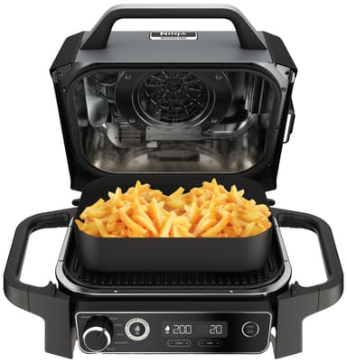 Ninja Woodfire elektrisk grill OG701EU (grå & sort)