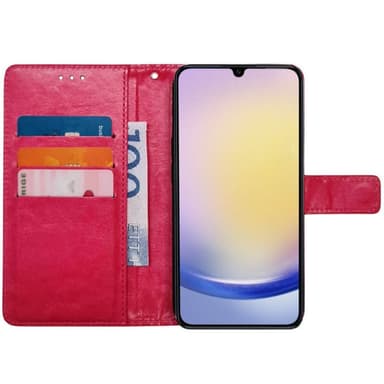 Wallet cover 3-kort Samsung Galaxy A56 5G - Lyserød