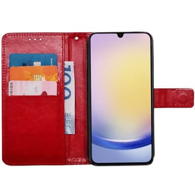 Wallet cover 3-kort Samsung Galaxy A56 5G - Rød