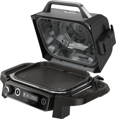 Ninja Woodfire elektrisk grill OG701EU (grå & sort)