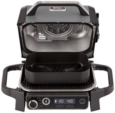 Ninja Woodfire elektrisk grill OG701EU (grå & sort)