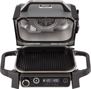 Ninja Woodfire elektrisk grill OG701EU (grå & sort)