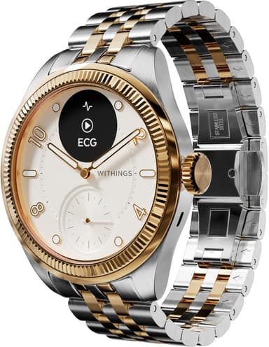 Withings ScanWatch Nova Brilliant hybridur 39 mm (guld)
