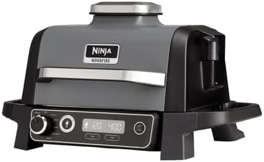 Ninja Woodfire elektrisk grill OG701EU (grå & sort)