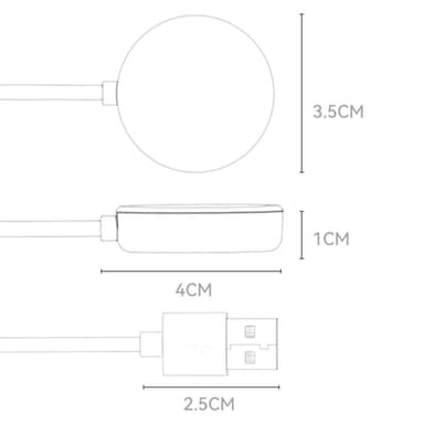 Oplader til Samsung Galaxy Watch 5 40mm