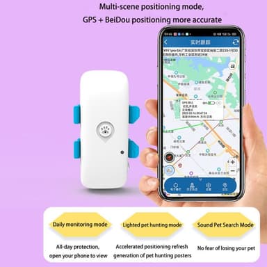 4G Petposition Tracker Hund GPS-krave Kattelokalisering Kæledyrstracker