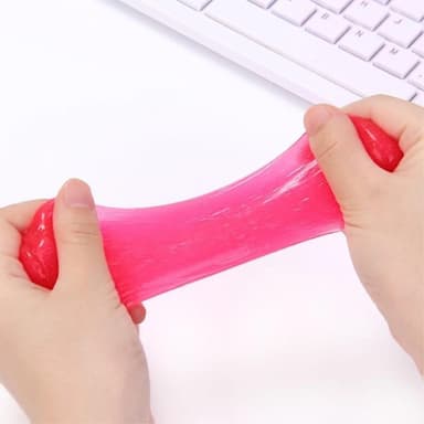Tastaturstøvrenser Magic Sticky Gel-rengøring til pc-bil