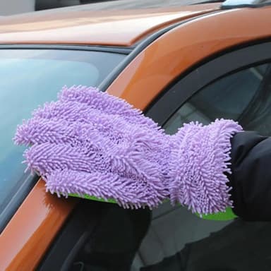 Vask bilen glat Handske Bilvask Rengør bilen