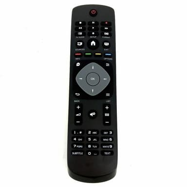 TV fjernbetjening Erstatning til Philips TV 398GR8BD1NEPHH 50PFT4309 47PFT4109
