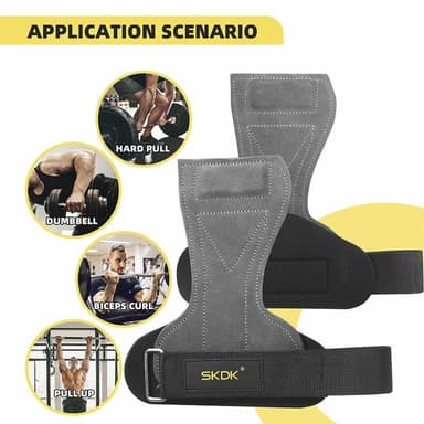 Vægtløftning Gym Hand Grip Træningshandsker Håndledsstøtte