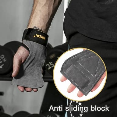 Vægtløftning Gym Hand Grip Træningshandsker Håndledsstøtte