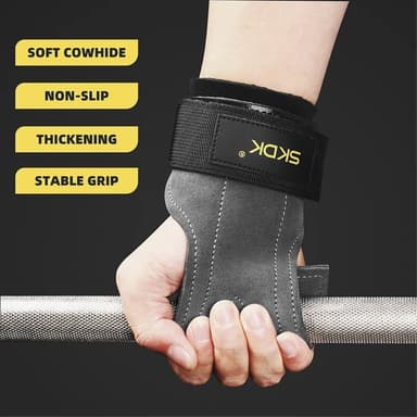 Vægtløftning Gym Hand Grip Træningshandsker Håndledsstøtte