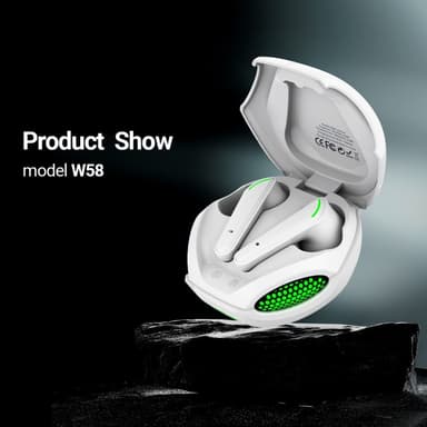 CELEBRAT Kobra Design Bluetooth In-Ear Hovedtelefoner Stereo headset - hvid