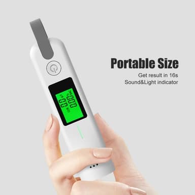 Breathalyzer 3 farveindikator High Precision Alkoholtester LED-skærm