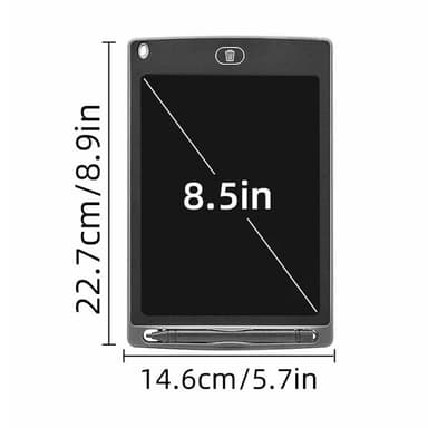JX-8.5 8,5-tommer LCD-skriveblok til tegneblok Doodle-blok
