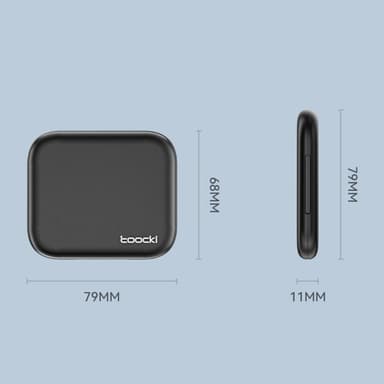 TOOCKI USB-C til USB-C kabel USB+iP+Micro USB Adapter Case