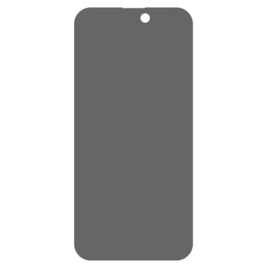 til iPhone 15 fuld dækning Hærdet glas anti-spion Privacy