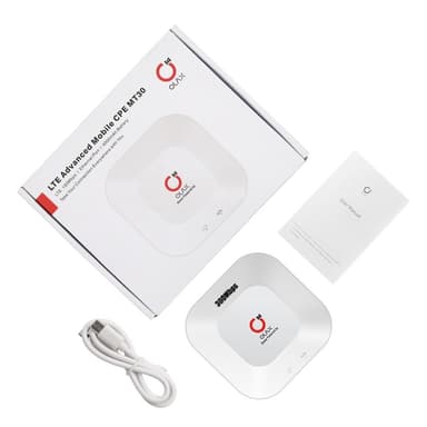 Bærbar WiFi trådløs router 2-i-1 CPE / MiFi Type-C RJ45 Lan-port