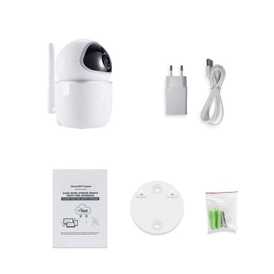 WiFi IP-kamera Bevægelsesdetektering Trådløs Tovejs Audio Night Vision