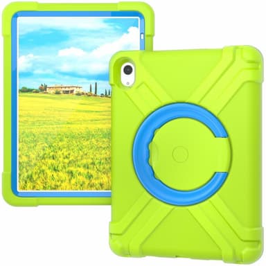 Til iPad 10.9 (2022) 360-graders rotationsstativ-tabletcover Anti-faldbeskyttelse