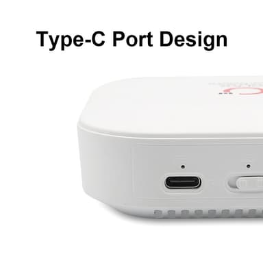 Bærbar WiFi trådløs router 2-i-1 CPE / MiFi Type-C RJ45 Lan-port