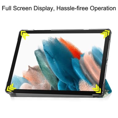 Trifoldet stativetui til Samsung Galaxy Tab A9+ 11"" - Blossom