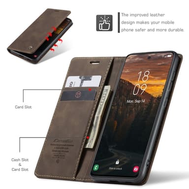 CASEME Retro Pung Taske til Samsung Galaxy S25+ (S25 Plus)