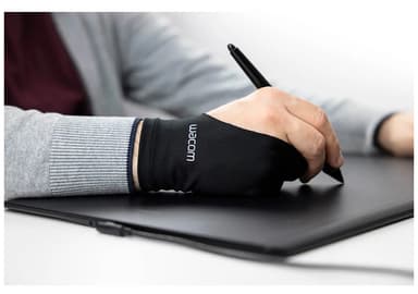 Wacom tegnehandske til pen tablet